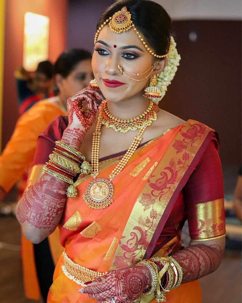 10 Stellar Nethi Chutti Bridal Designs For The True South Indian Look