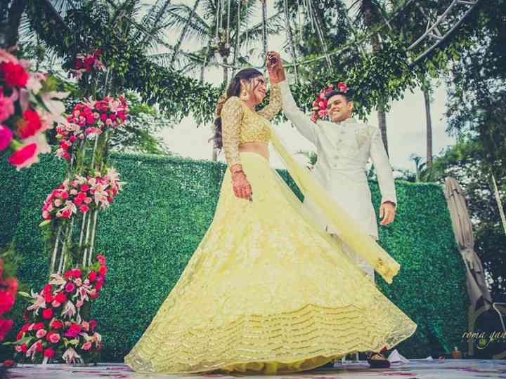 Party look in lehenga online