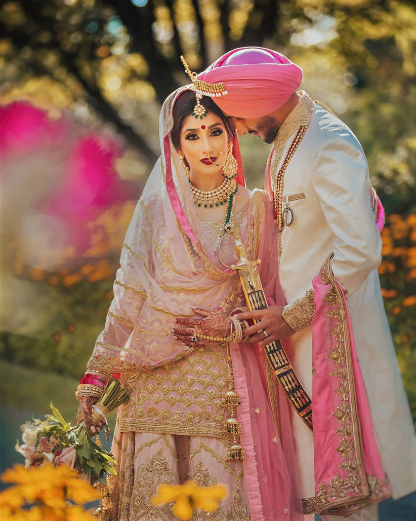 pakistani bridal lehenga with long kurti