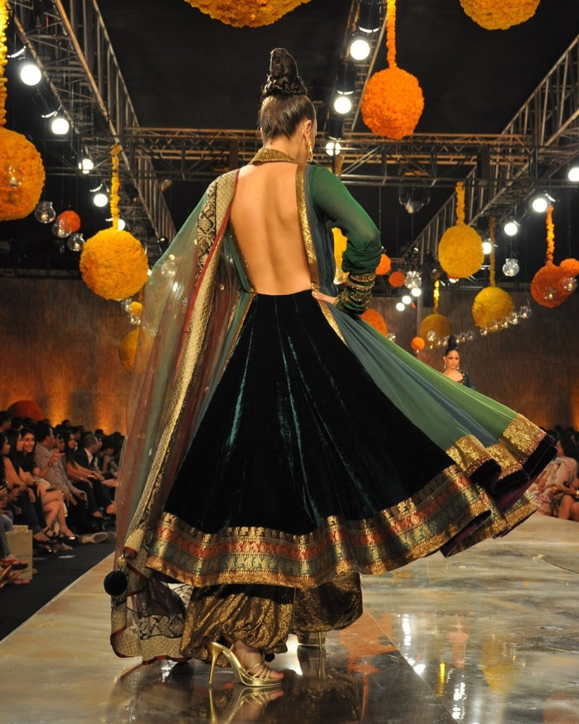 velvet kurtis neck design