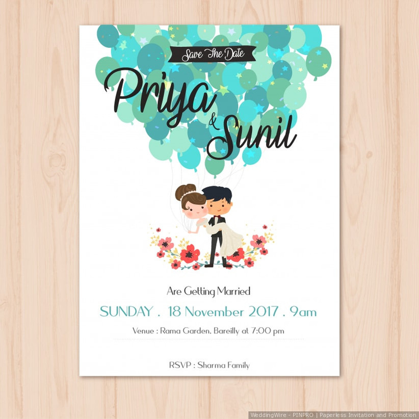 Digital Wedding Invitations For WhatsApp