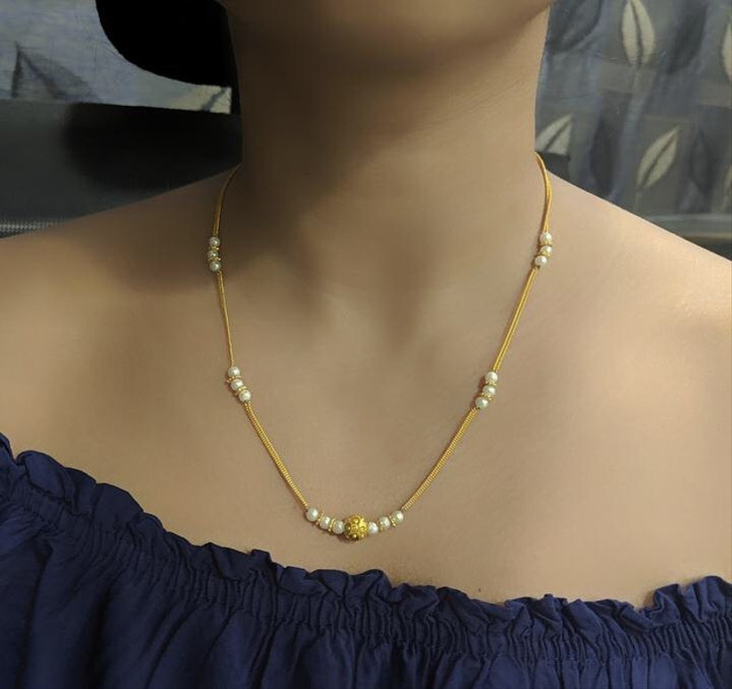 7 Gold Mangalsutra Designs Photos With Price for the ...