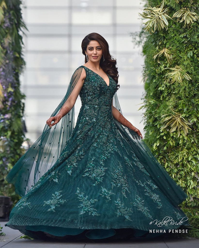 designer gown sleeves