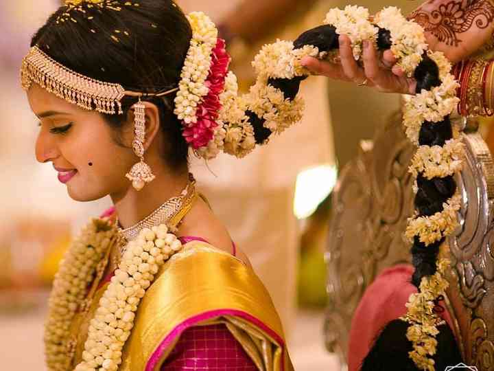 8 South Indian Wedding Hairstyles For Long Hair Which Highlight