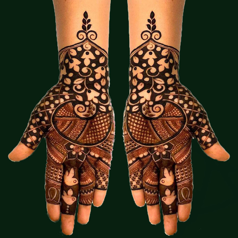 Check Out 7 Black Mehndi Images That Are Simply Breathtaking