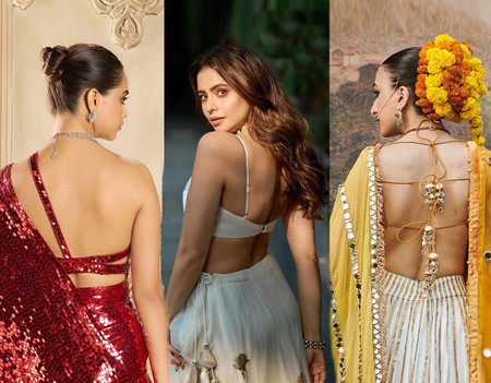 40+ Stunning Backless Blouse Designs for the Divas