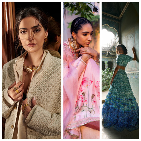 Day 7 of FDCI's India Couture Week:  Kunal Rawal, Anju Modi, and Rahul Mishra 