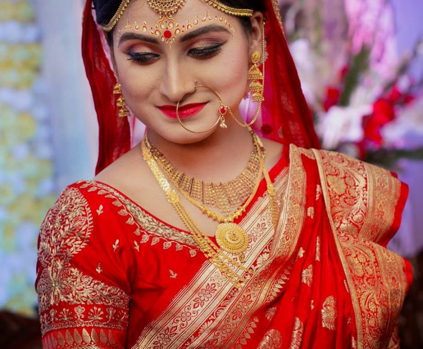 Necklace bengali shop wedding jewellery