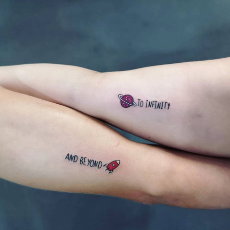 Take Inspiration From the Coolest Couple Tattoos We Found on the Internet