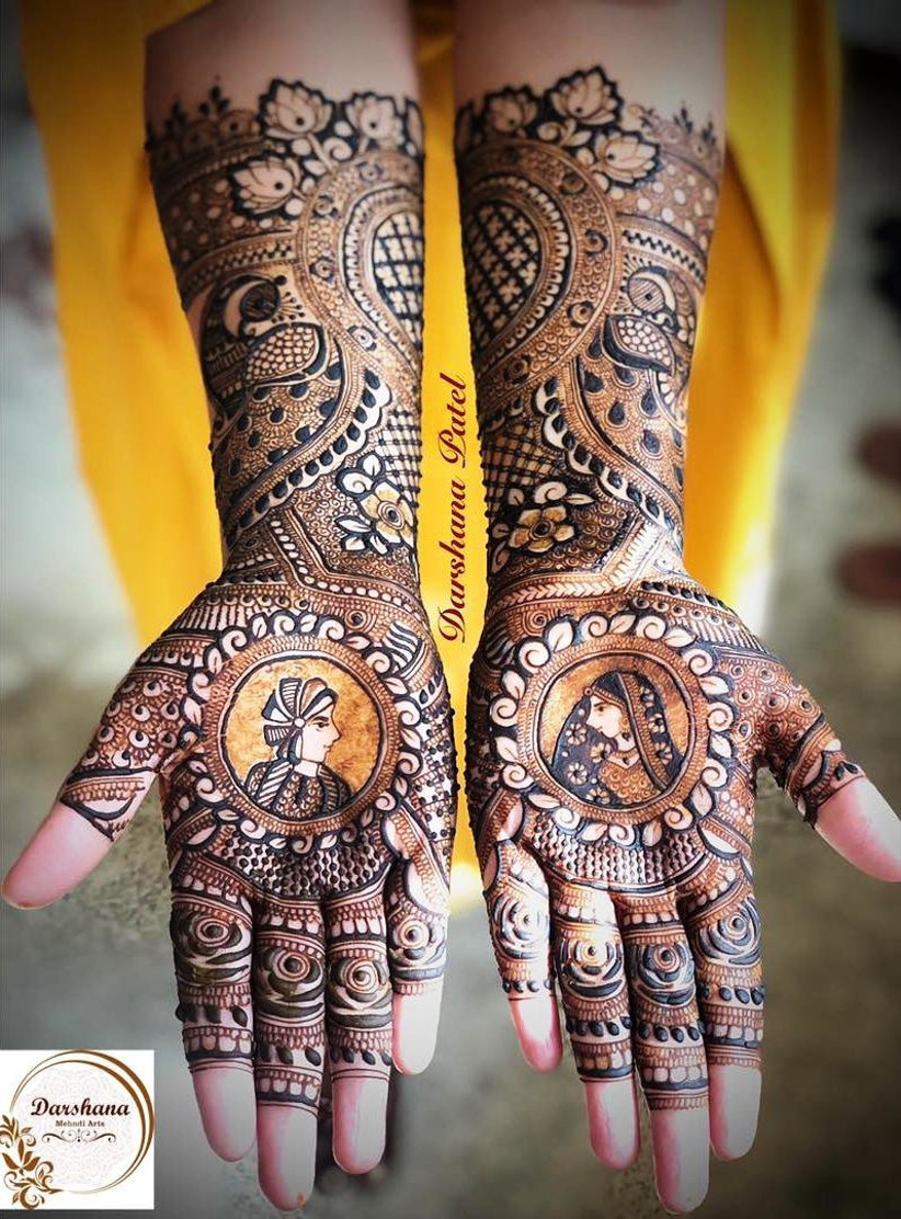 The Story-Telling Mehndi Design by Darshana Patel