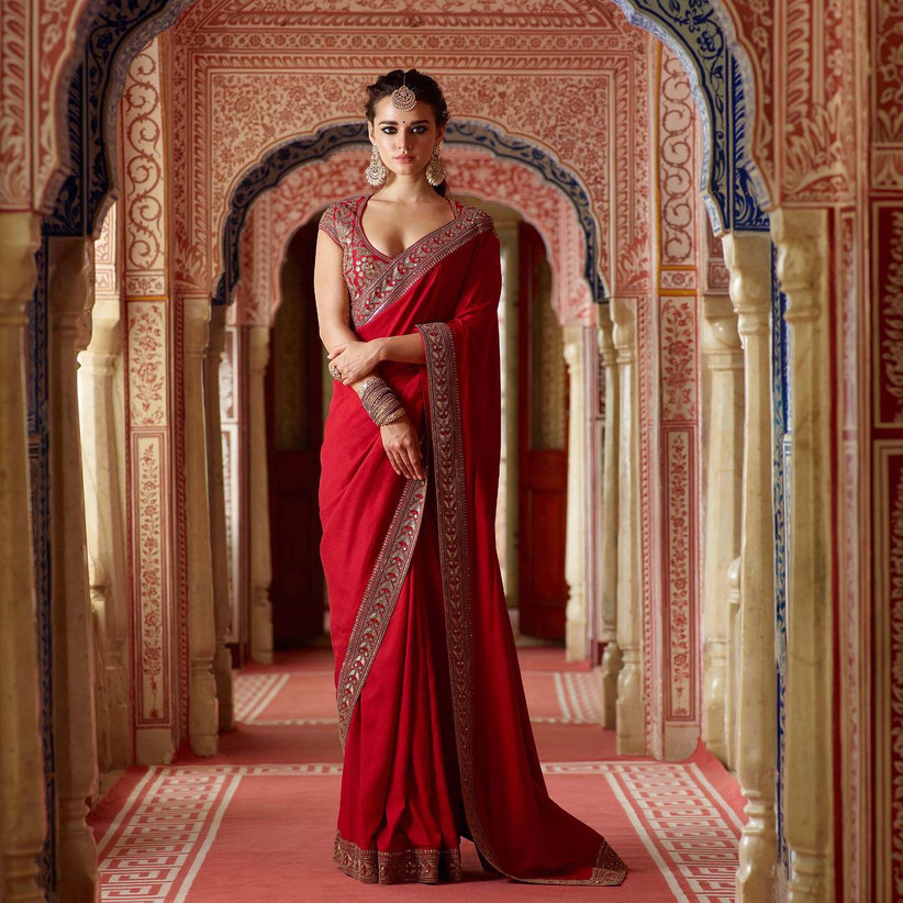 10 Stunning Styling Ideas For Red Sarees For Wedding For The Upcoming Wedding Season 