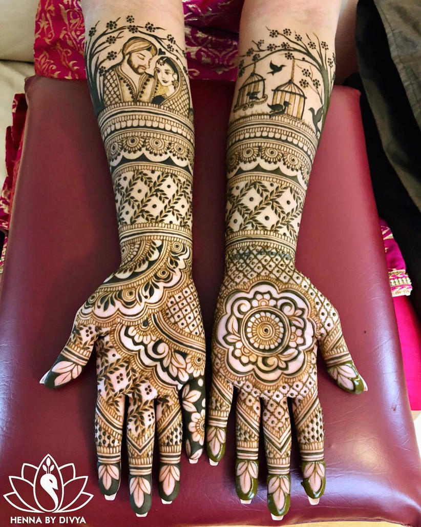 12 Rose Design Mehndi Ideas for the Bride and Her Besties!