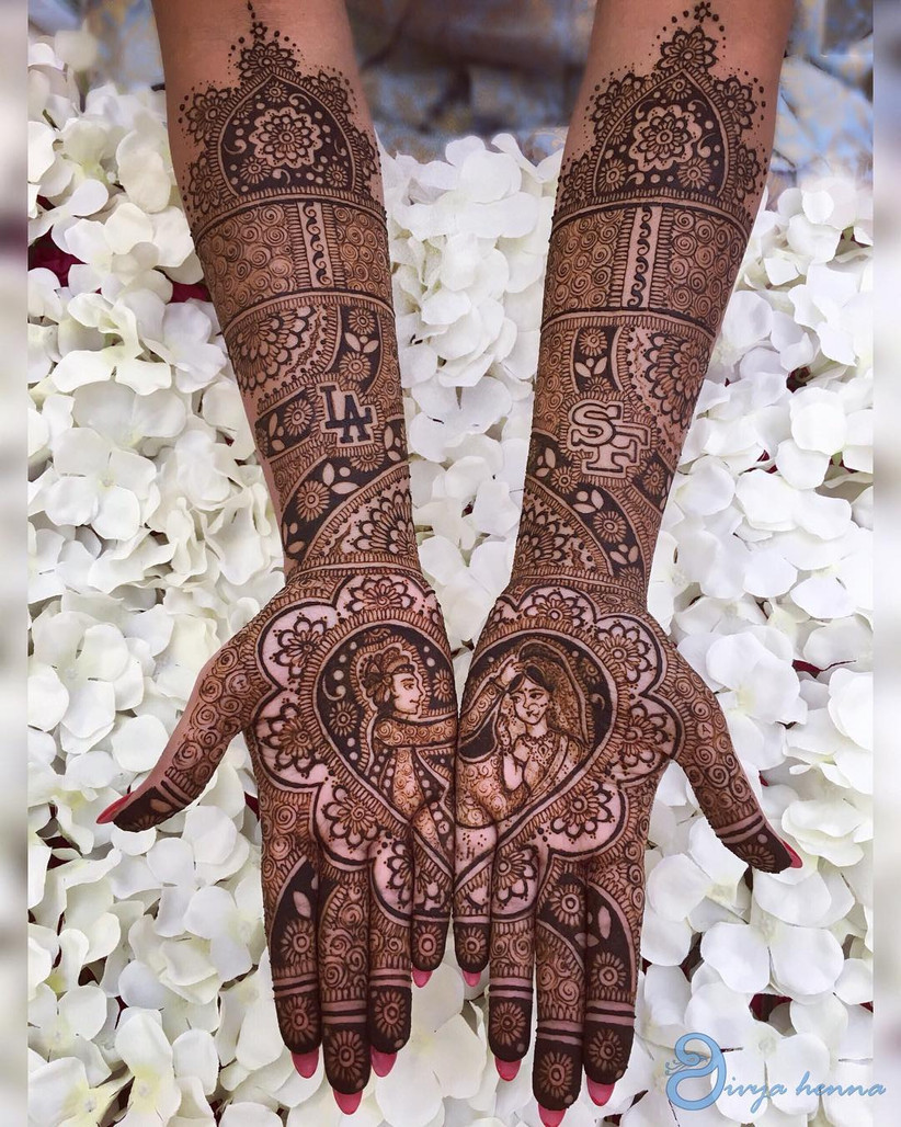 Top Bridal Mehndi Designs For Full Hands This Season There are several designer of pakistan who have an interest to acquire a little something unique and excellent that will be the great a single for all of you. bridal mehndi designs for full hands
