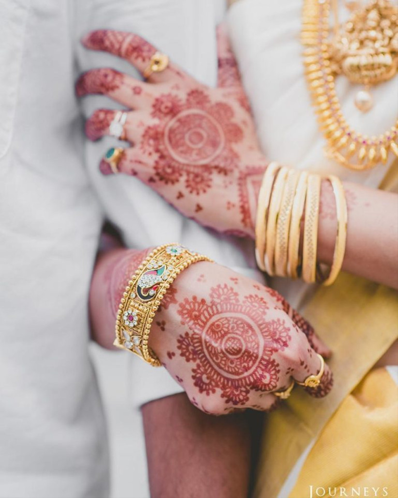 Simple Mandala Arabic Mehndi Design by Journeys by Ram