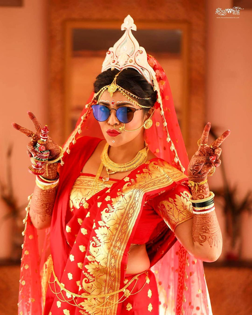 bengali marriage saree