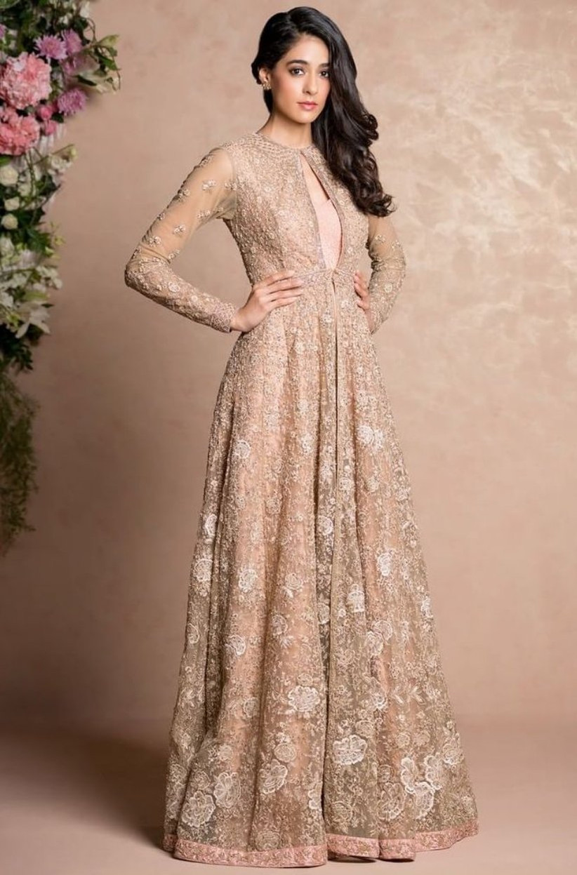 full sleeve gown for women