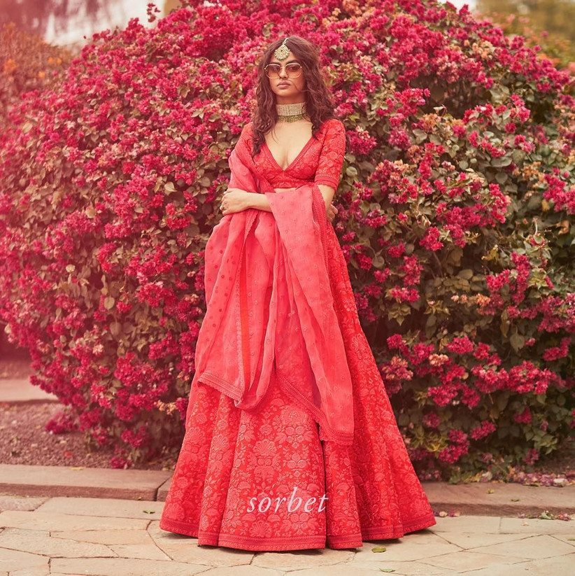 Master The Art Of Buying A Real Sabyasachi Lehenga Replica With These Rules Sabhya sachi designer lehenga in chandni chowk replica designer lehenga. real sabyasachi lehenga replica