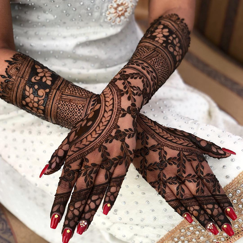 Easy Arabic Mehndi Designs For Left Hand Add That Regal Touch To