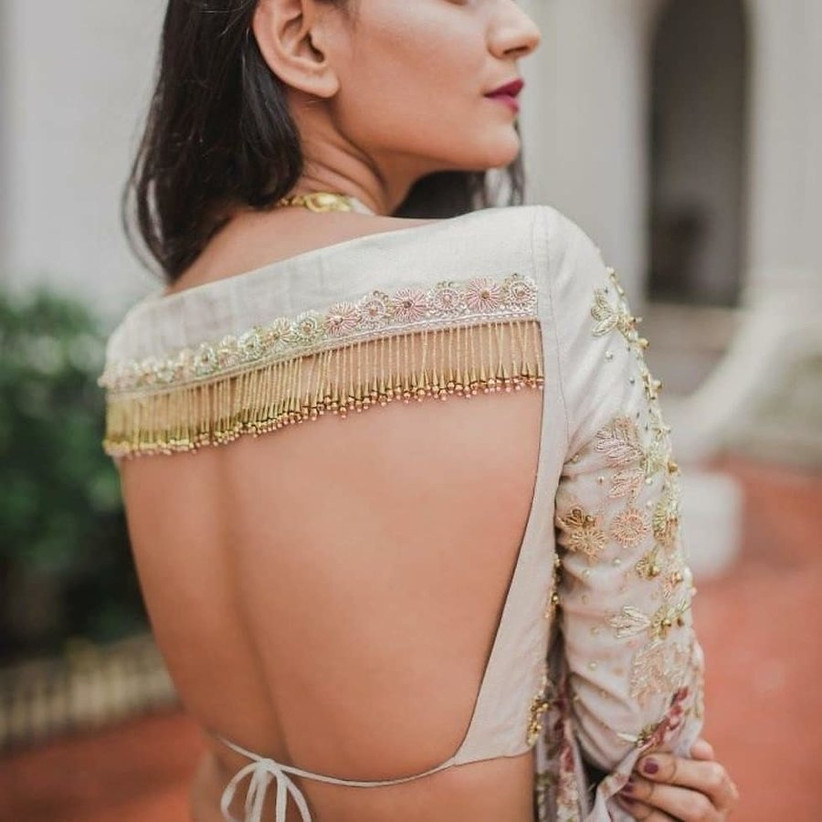 16 Blouse Back Neck Designs For Pattu Sarees That Will Make You