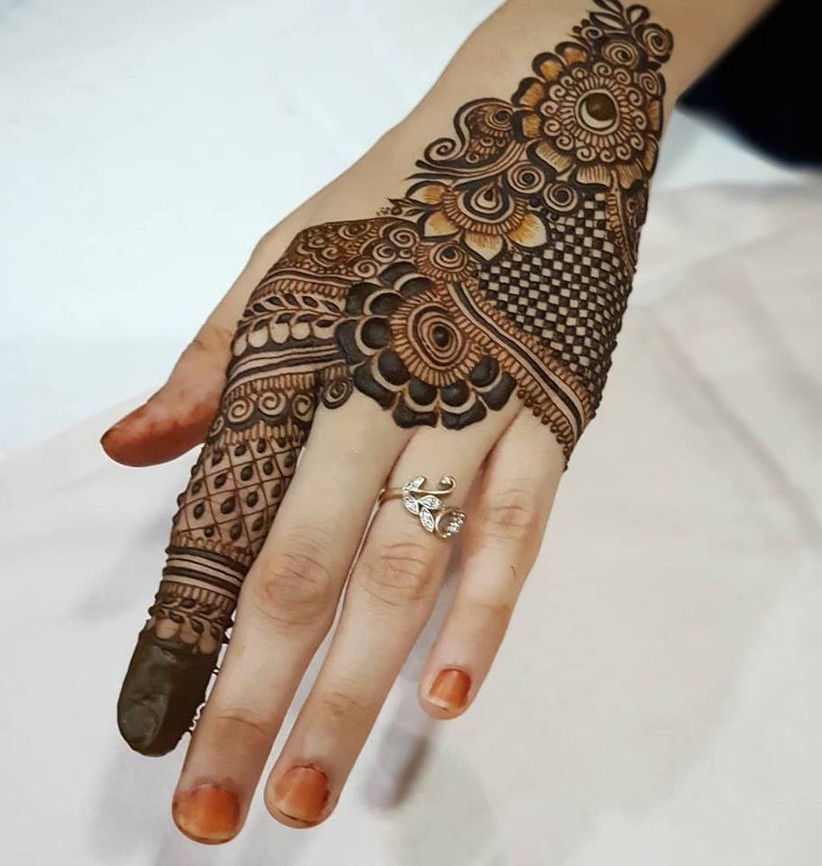 Tasmim Blog: Simple And Easy Mehndi Design For Back Hand