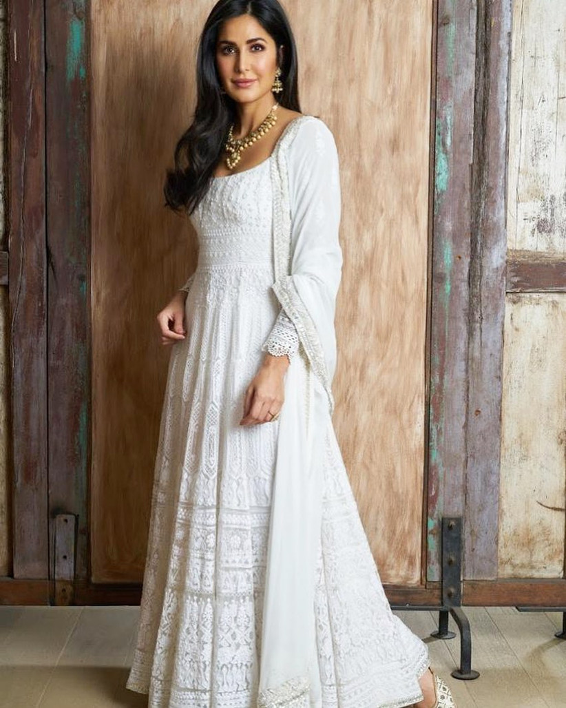 manish malhotra white gown