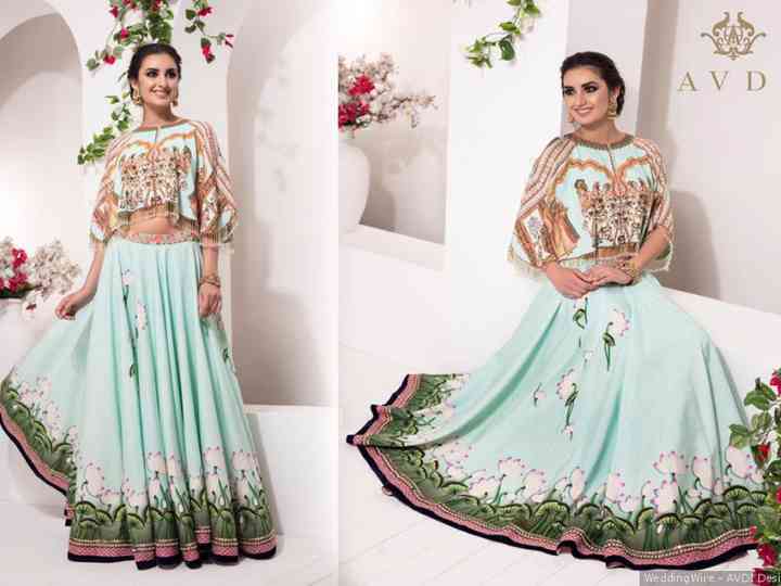 crop top lehenga dress