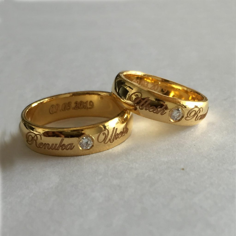 Engagement Ring Designs For Couple With Names : √ Couple Unique Kerala ...