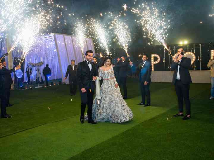 engagement gown look