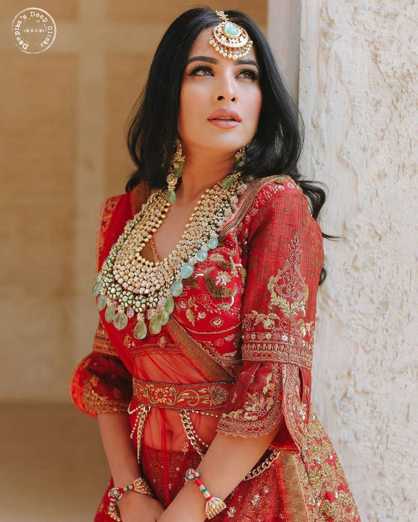 Kamarband with lehenga shop