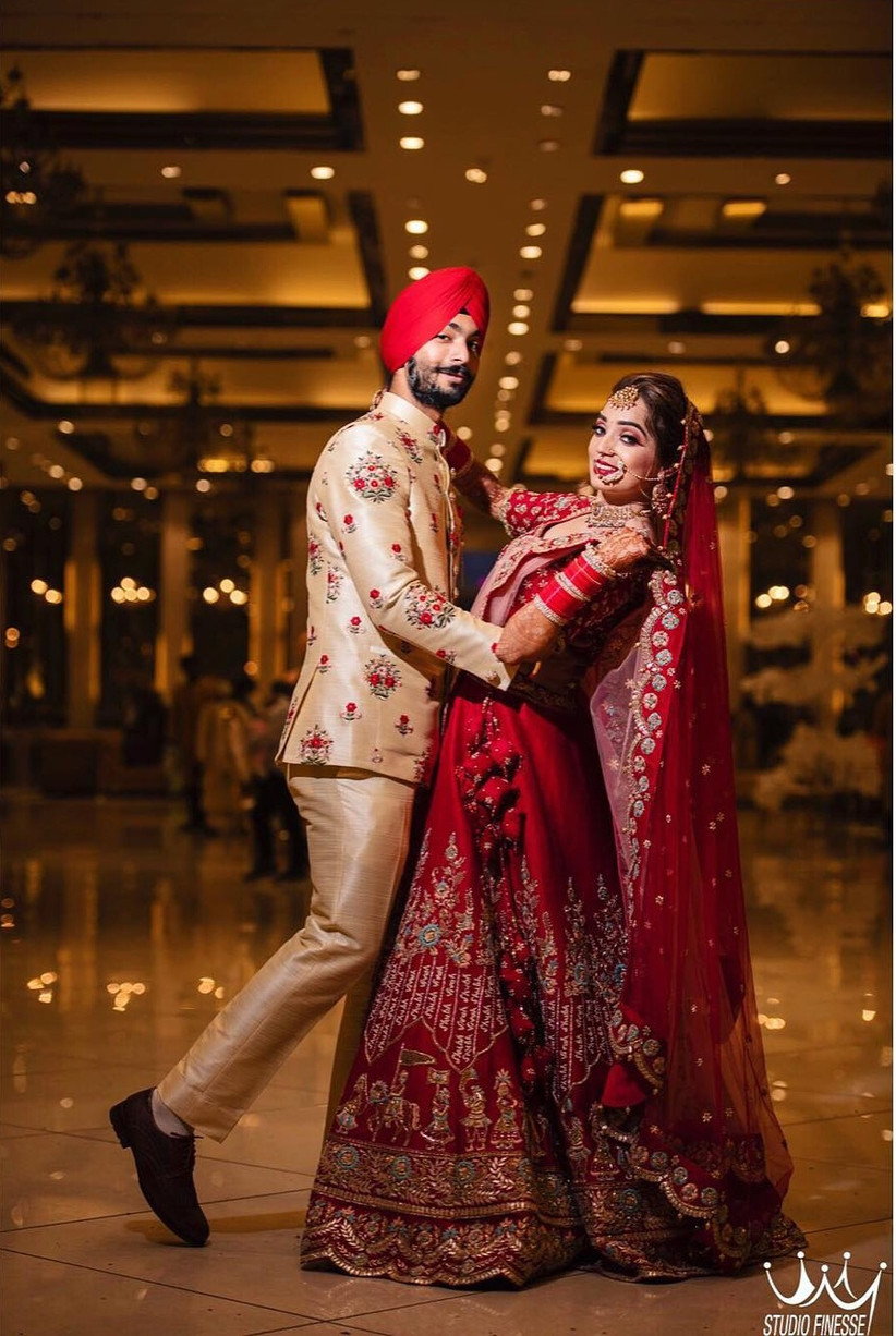 Freshest Images Of Wedding Dresses As Worn By Punjabi Couples On Their Wedding Day The couple had been fighting in the weeks leading up to their wedding. freshest images of wedding dresses as