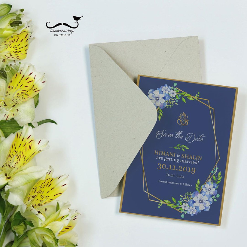 10 Floral Invitation Card Design Ideas For Your Big Day