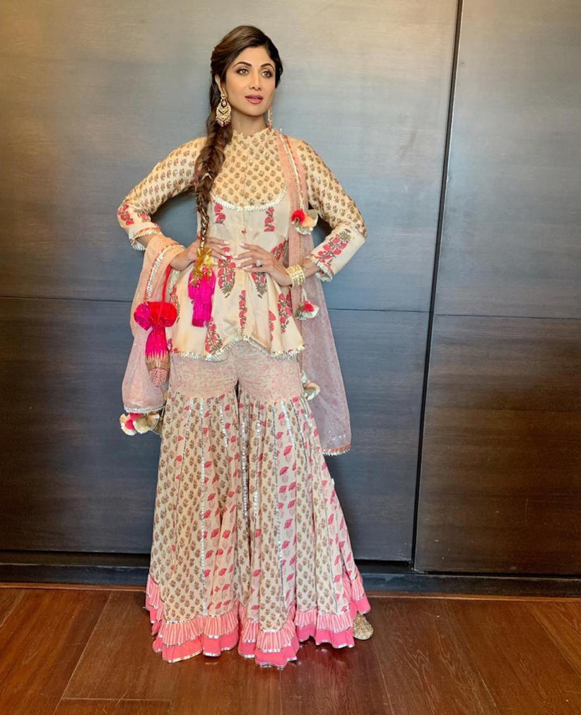 sharara designer dress