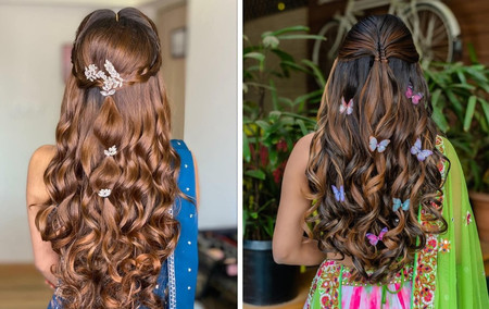 20+ Open Hairstyle Ideas for Wedding Functions