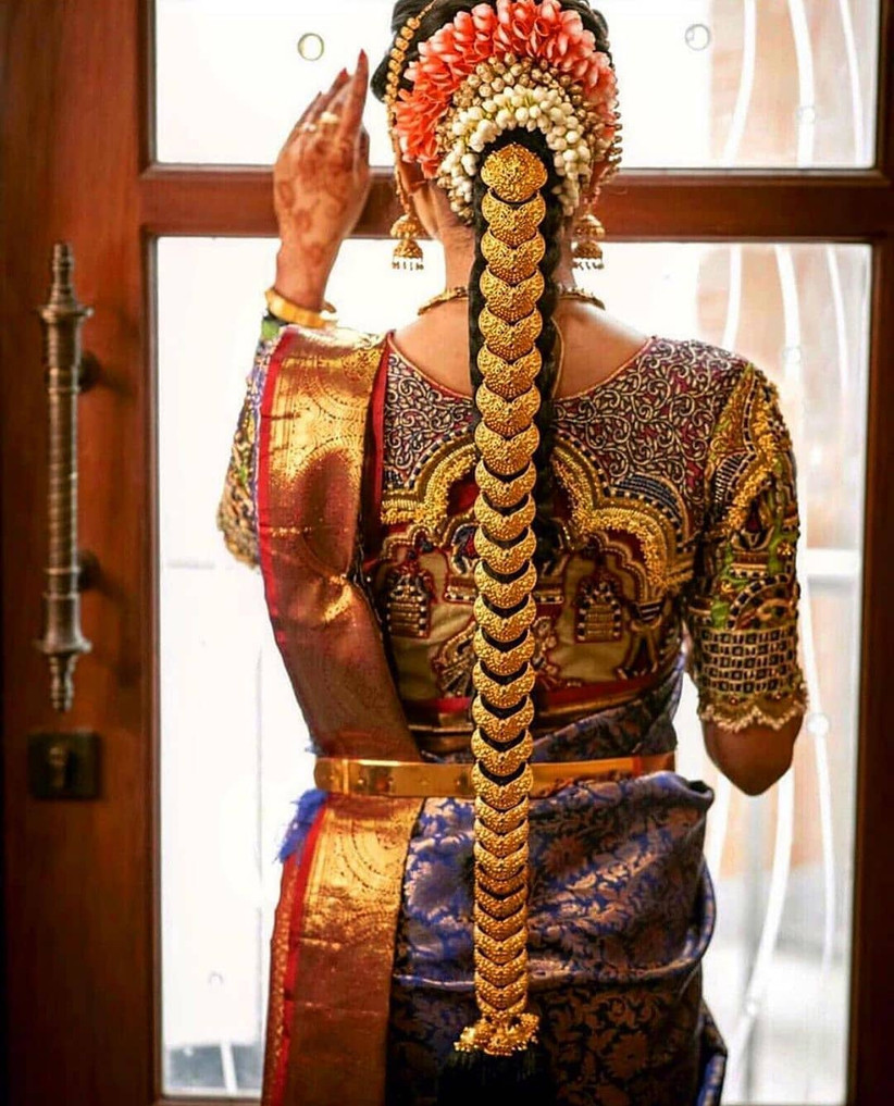 8 Stunning Blouse Back Neck Designs With Patch Work Images