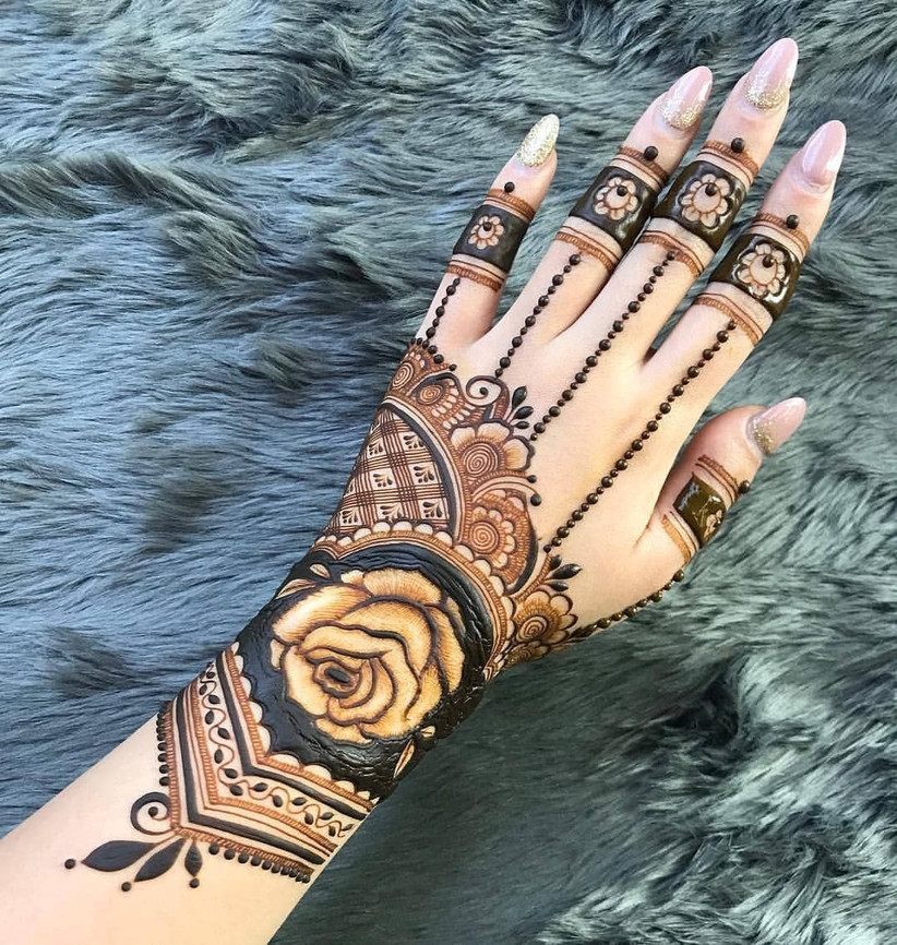 Stunning Yet Simple Arabic Mehndi Designs For Left Hand To Your Rescue When You Need To Be On The Move