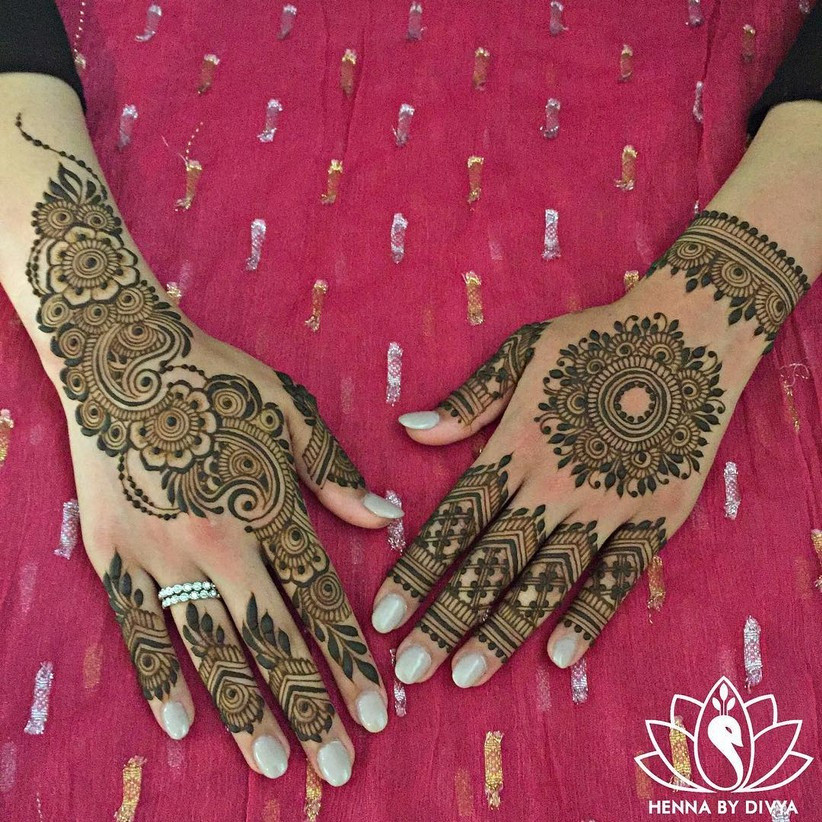 Best Floral mehendi designs