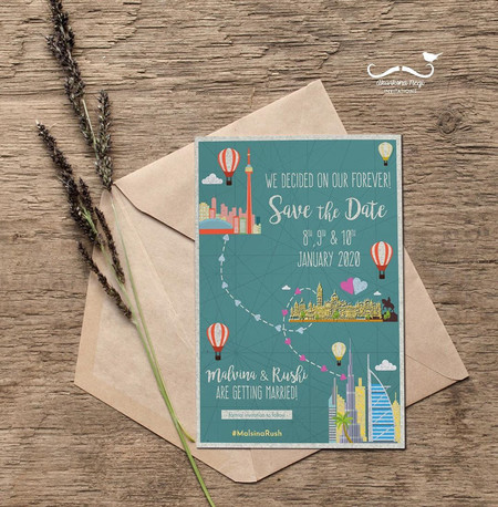 Quirky & Fun Save the Date Ideas for Destination Weddings 