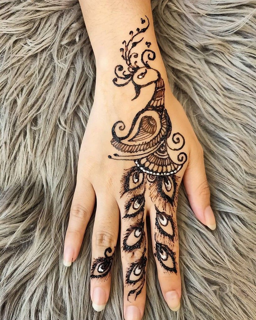 arabic mehndi designs indo arabic mehndi design peacock