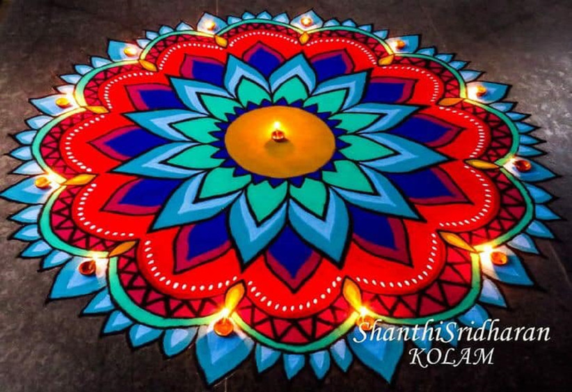 10 New Kolam Designs To Deck Up Your Wedding Day Decor Make pongal's festival special with these adorable designs of pot kolam and dot rangoli (watch diy videos). 10 new kolam designs to deck up your