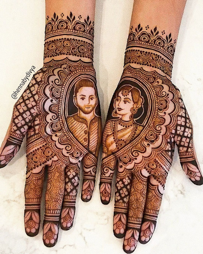 Half Hand Mehndi Design