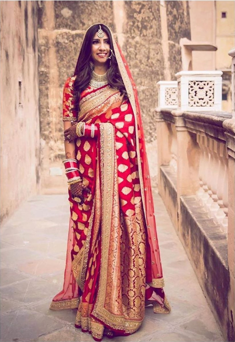 Ideas for Bridal Outfits for Temple Wedding to Ace the Bridal Look