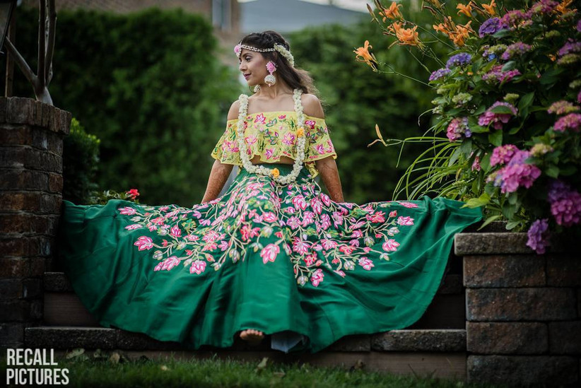 green and yellow outfit