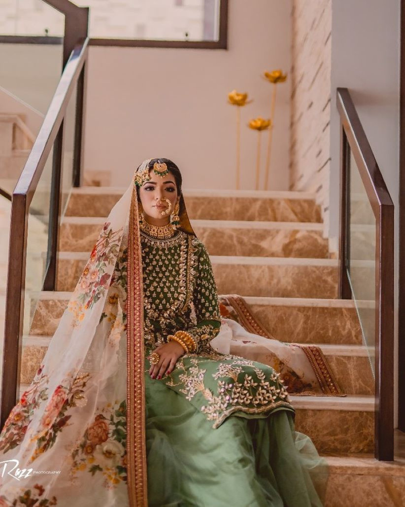 sharara suit design for wedding