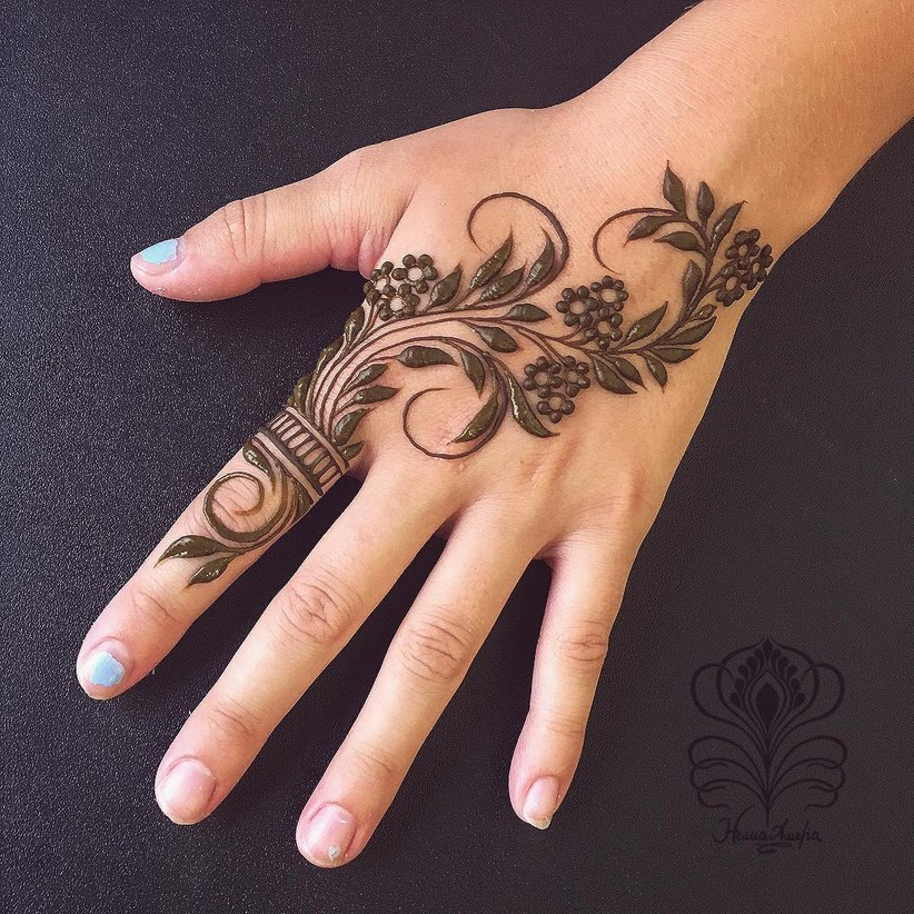 Arabic Mehndi Designs Simple Easy Arabic Design 21