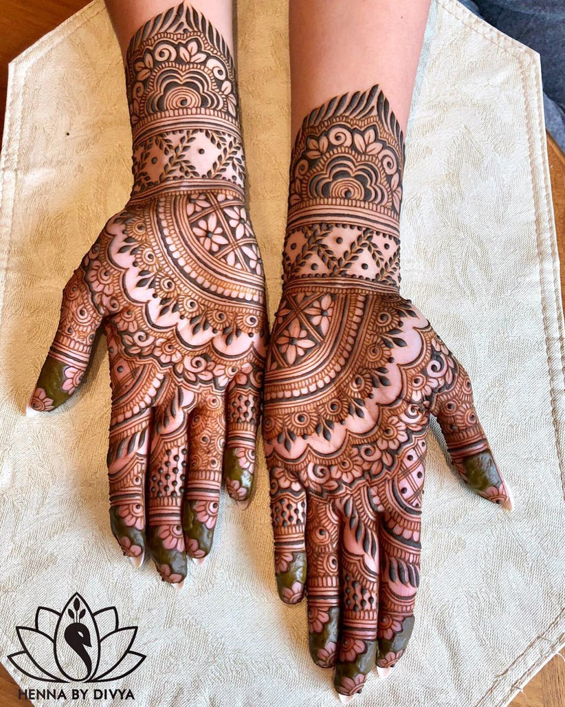 Simple Mehndi Designs For Front Hands Step By Step