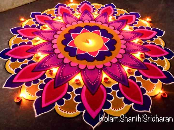 9 Simple Kolam Images Perfect For Your Wedding Entryway Modern interpretations have accommodated chalk, and more recently vinyl stickers. 9 simple kolam images perfect for your