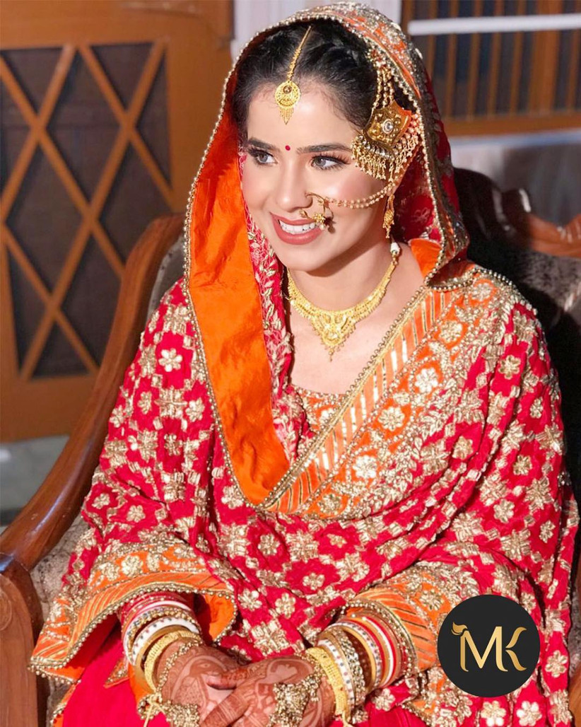 punjabi girl marriage dress