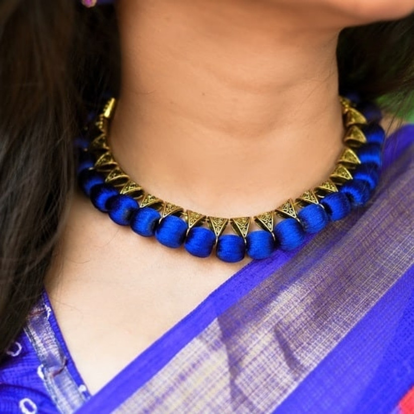 Silk Thread Jewellery Necklace Designs 2024 towncentervb