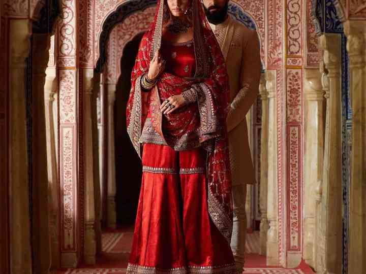 lehenga sharara design