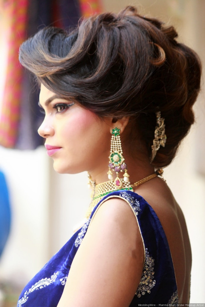 15+ hairstyle for indian wedding function – Buy lehenga choli online